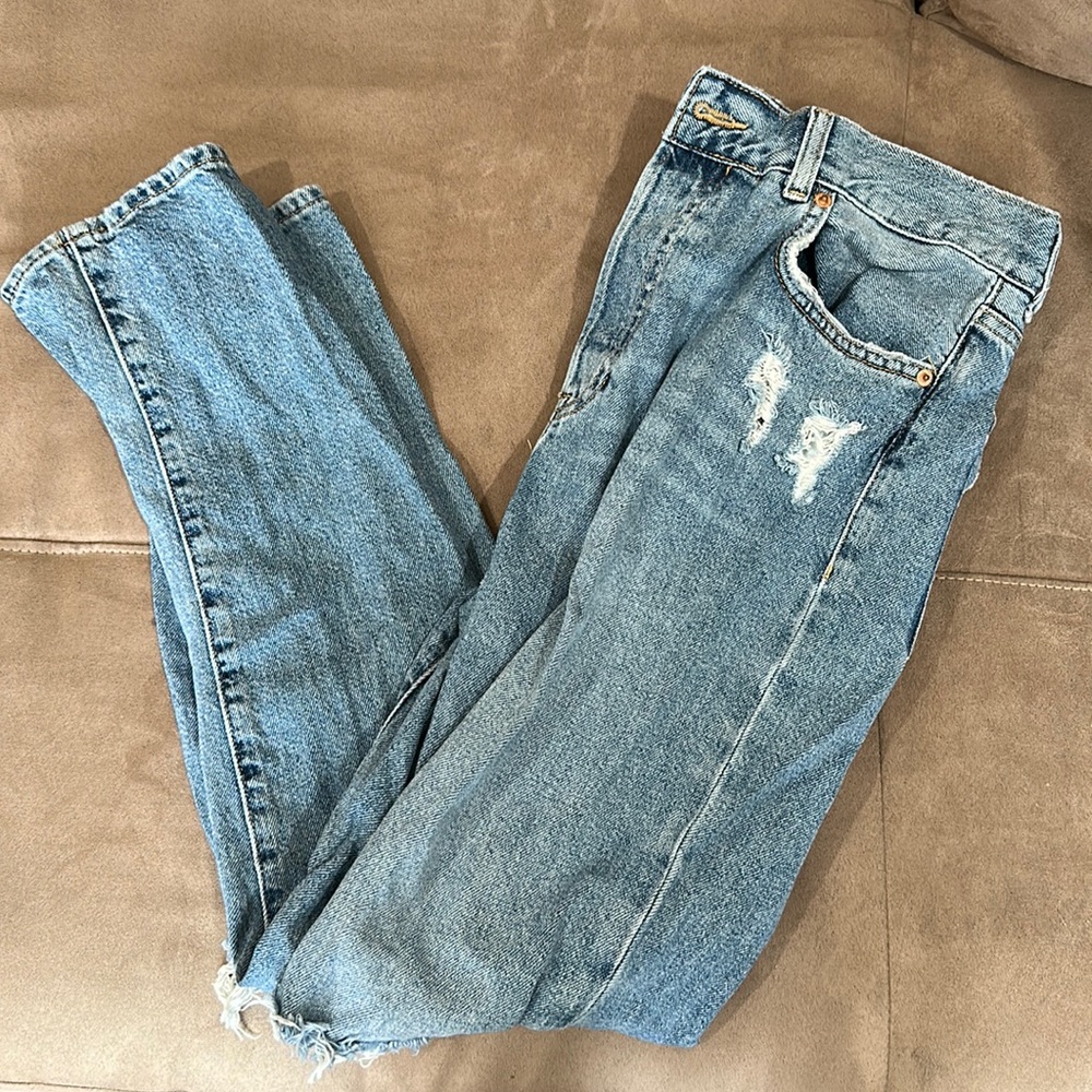 Forever 21 High Rise Mom Jeans